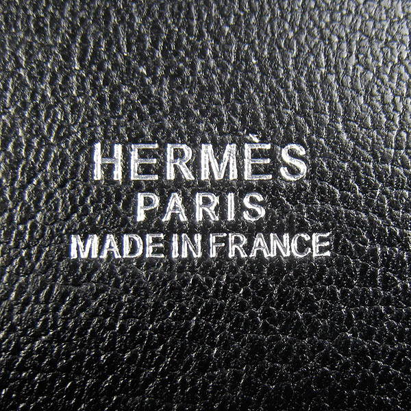 Replica Hermes Jypsiere Fjord Leather Messenger Bag Black H6508 - 1:1 Copy